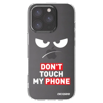 Picasee silikonowe przeźroczyste etui na Apple iPhone 16 Pro - Angry Eyes - Transparent