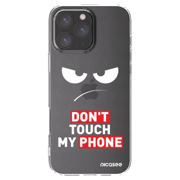 Picasee silikonowe przeźroczyste etui na Apple iPhone 16 Pro Max - Angry Eyes - Transparent
