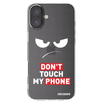 Picasee silikonowe przeźroczyste etui na Apple iPhone 16 Plus - Angry Eyes - Transparent