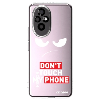 Picasee silikonowe przeźroczyste etui na Honor 200 5G - Angry Eyes - Transparent