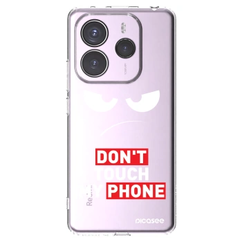 Picasee silikonowe przeźroczyste etui na Xiaomi Redmi Note 14 5G - Angry Eyes - Transparent