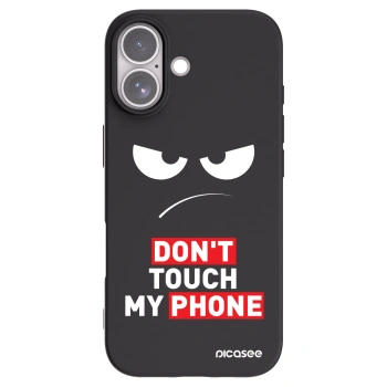 Picasee silikonowe czarne etui na Apple iPhone 17 - Angry Eyes - Transparent
