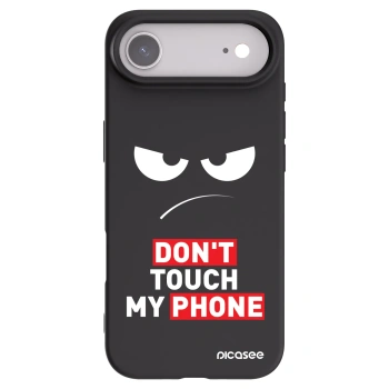 Picasee silikonowe czarne etui na Apple iPhone Air - Angry Eyes - Transparent