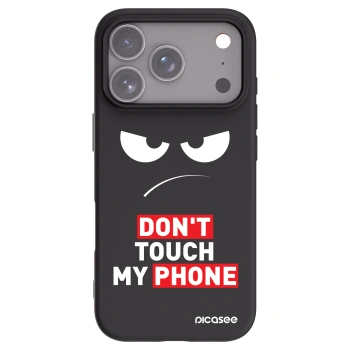 Picasee silikonowe czarne etui na Apple iPhone 17 Pro - Angry Eyes - Transparent