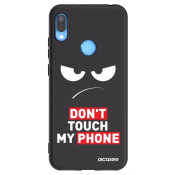 Etui na Huawei Y6 2019 - Angry Eyes - Transparent