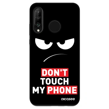 Etui na Huawei P30 Lite - Angry Eyes - Transparent