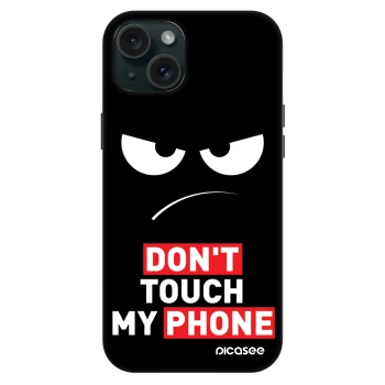 Etui na Apple iPhone 15 Plus - Angry Eyes - Transparent
