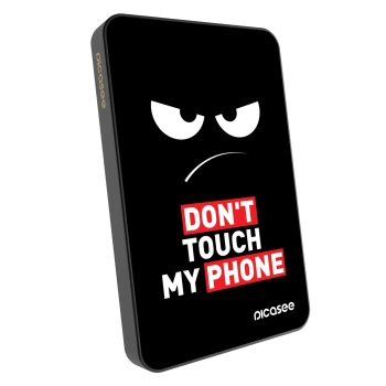 Powerbank z MagSafe 5 000 mAh Szary - Angry Eyes - Transparent