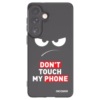 Picasee silikonowe czarne etui na Samsung Galaxy S26+ - Angry Eyes - Transparent