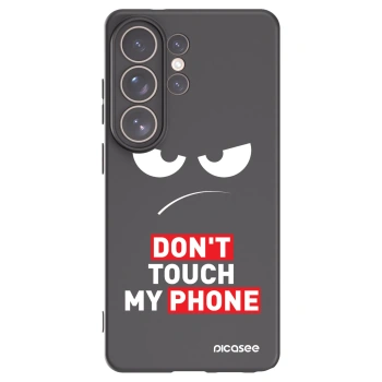 Picasee silikonowe czarne etui na Samsung Galaxy S26 Ultra - Angry Eyes - Transparent