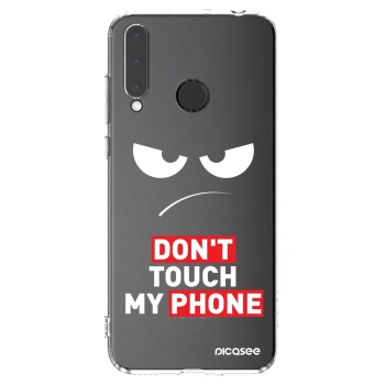 Picasee silikonowe przeźroczyste etui na Honor 20 Lite - Angry Eyes - Transparent