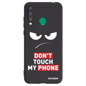 Picasee silikonowe czarne etui na Honor 20 Lite - Angry Eyes - Transparent