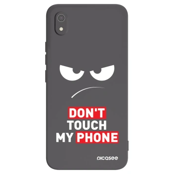 Picasee silikonowe czarne etui na Xiaomi Redmi 7A - Angry Eyes - Transparent