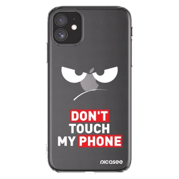 Picasee silikonowe przeźroczyste etui na Apple iPhone 11 - Angry Eyes - Transparent