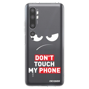 Picasee silikonowe przeźroczyste etui na Xiaomi Mi Note 10 (Pro) - Angry Eyes - Transparent
