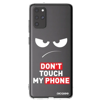 Picasee silikonowe przeźroczyste etui na Samsung Galaxy S20+ G985F - Angry Eyes - Transparent