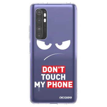 Picasee silikonowe przeźroczyste etui na Xiaomi Mi Note 10 Lite - Angry Eyes - Transparent