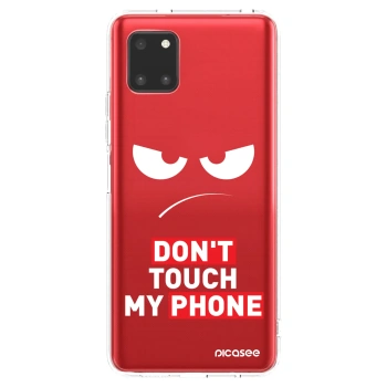 Picasee silikonowe przeźroczyste etui na Samsung Galaxy Note 10 Lite N770F - Angry Eyes - Transparent