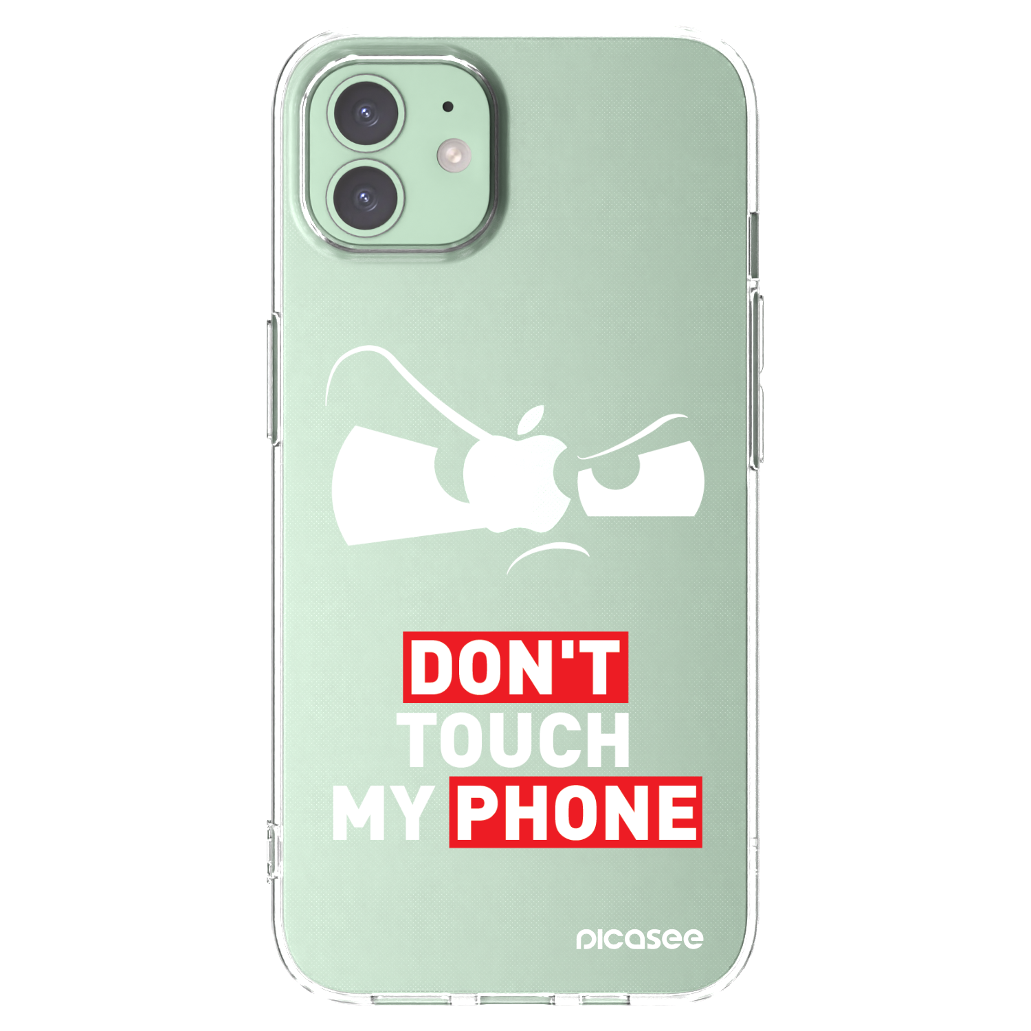 Picasee silikonowe przeźroczyste etui na Apple iPhone 12 Pro - Cloudy Eye - Transparent