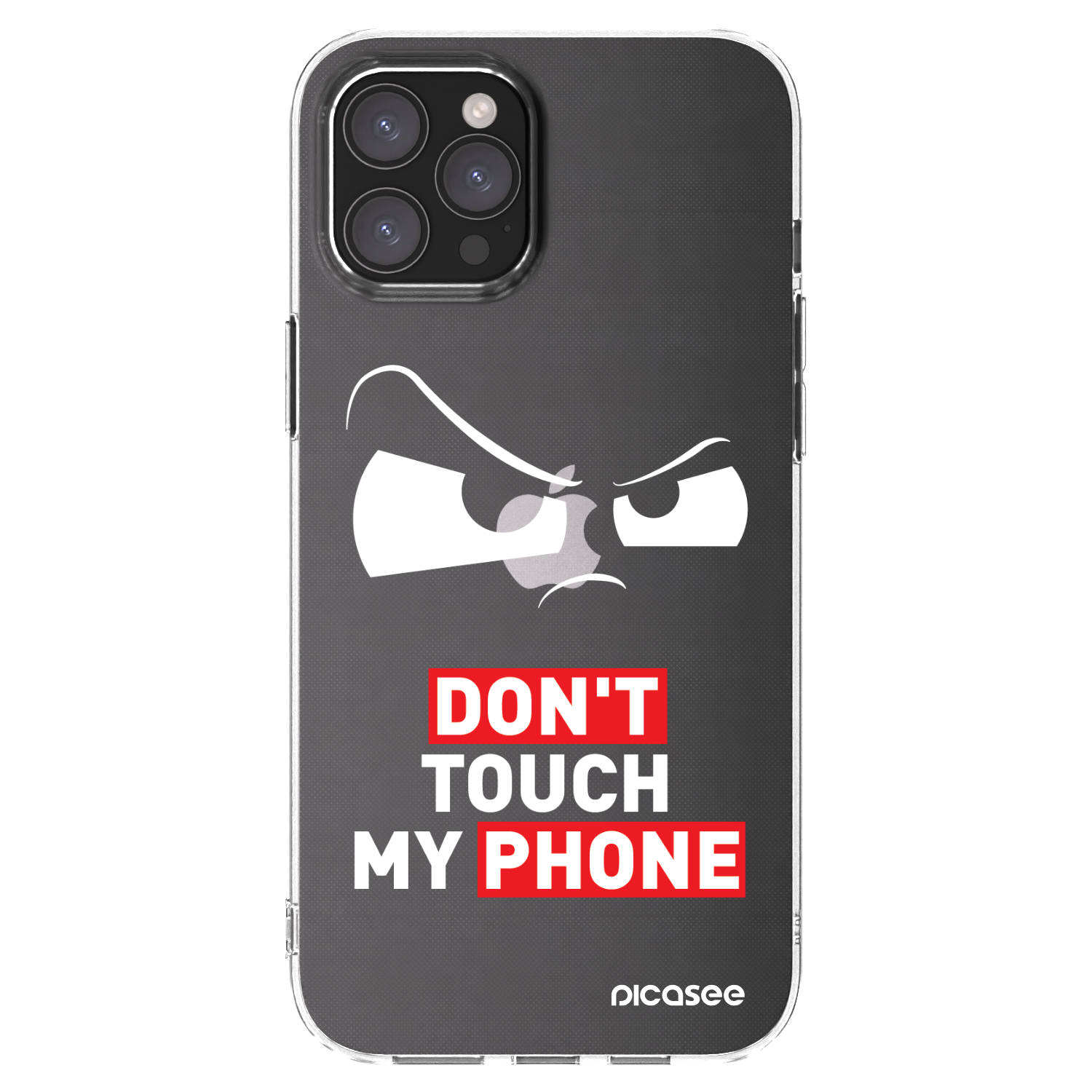 Picasee silikonowe przeźroczyste etui na Apple iPhone 12 Pro Max - Cloudy Eye - Transparent