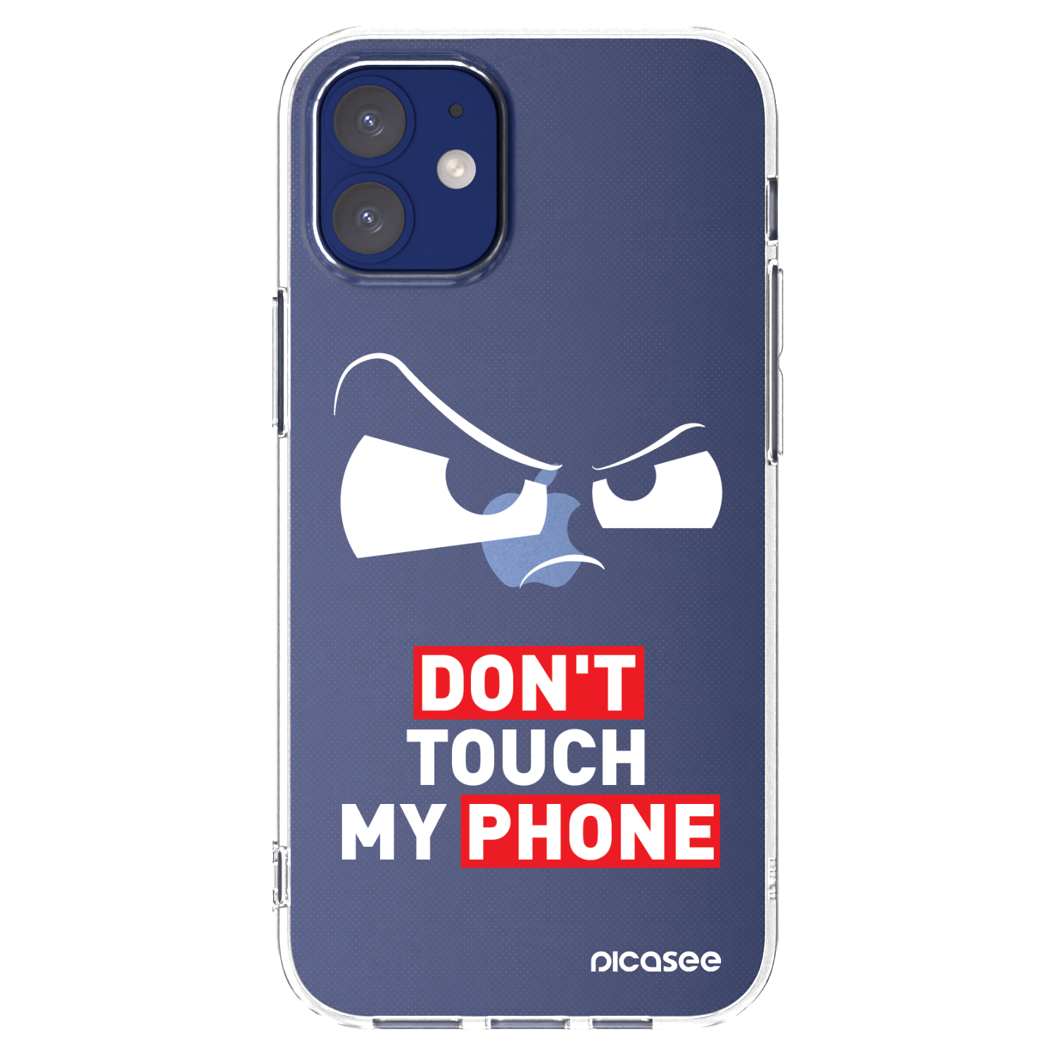 Picasee silikonowe przeźroczyste etui na Apple iPhone 12 mini - Cloudy Eye - Transparent