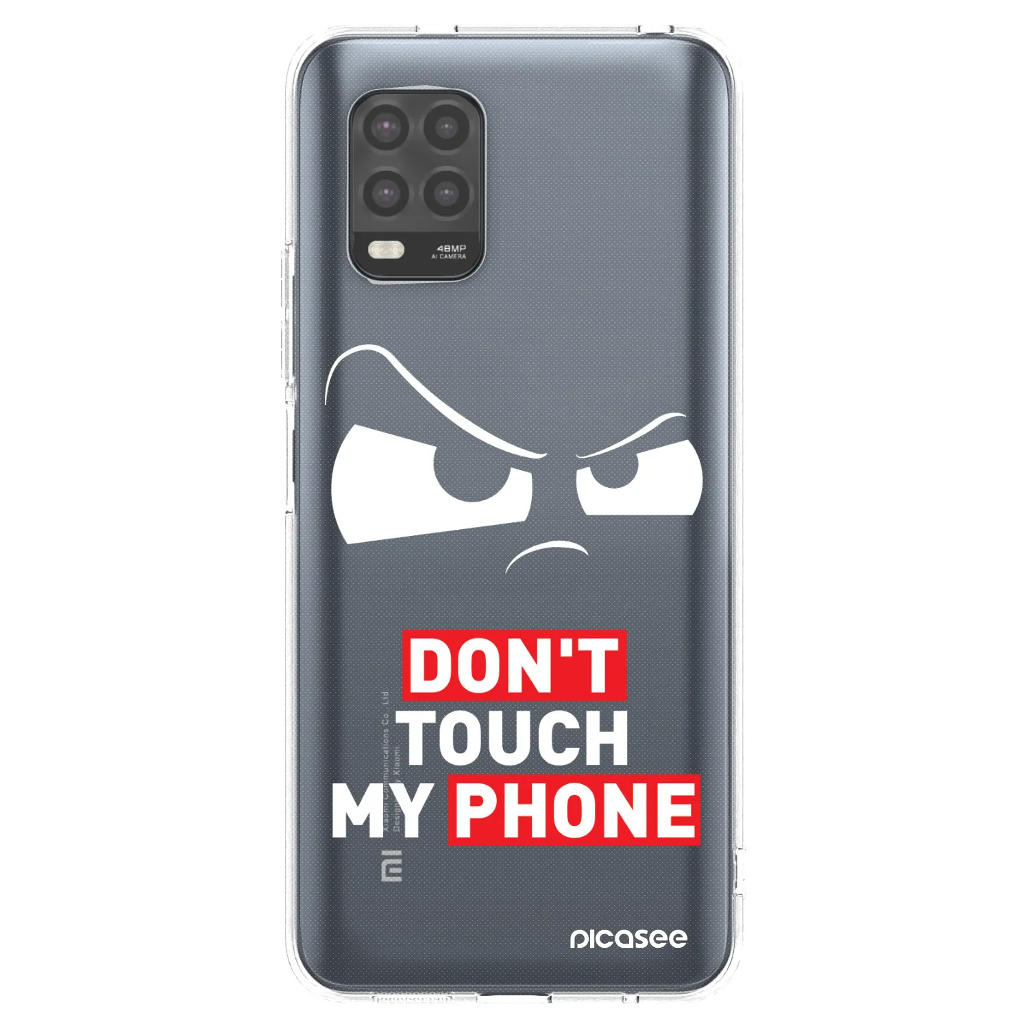 Picasee silikonowe przeźroczyste etui na Xiaomi Mi 10 Lite - Cloudy Eye - Transparent