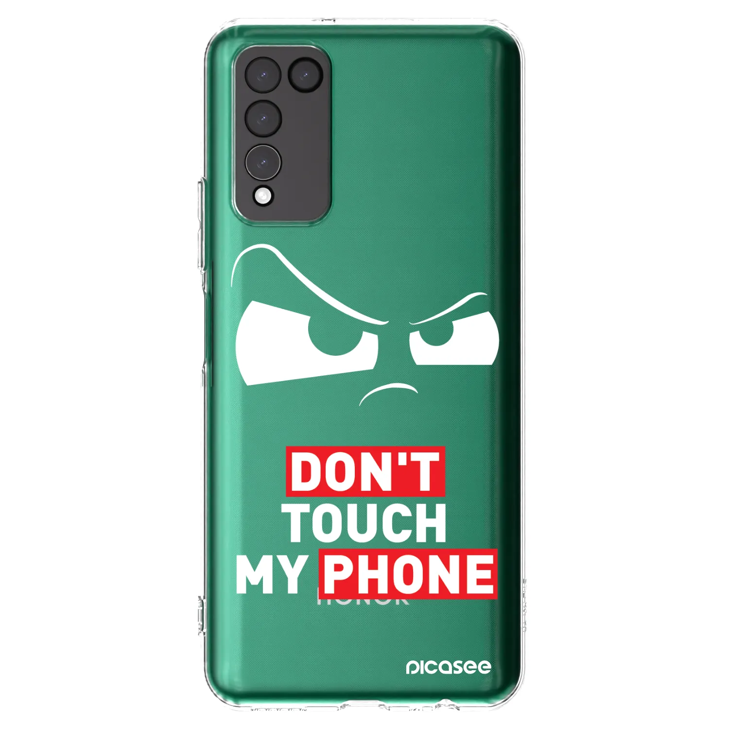 Picasee silikonowe przeźroczyste etui na Honor 10X Lite - Cloudy Eye - Transparent