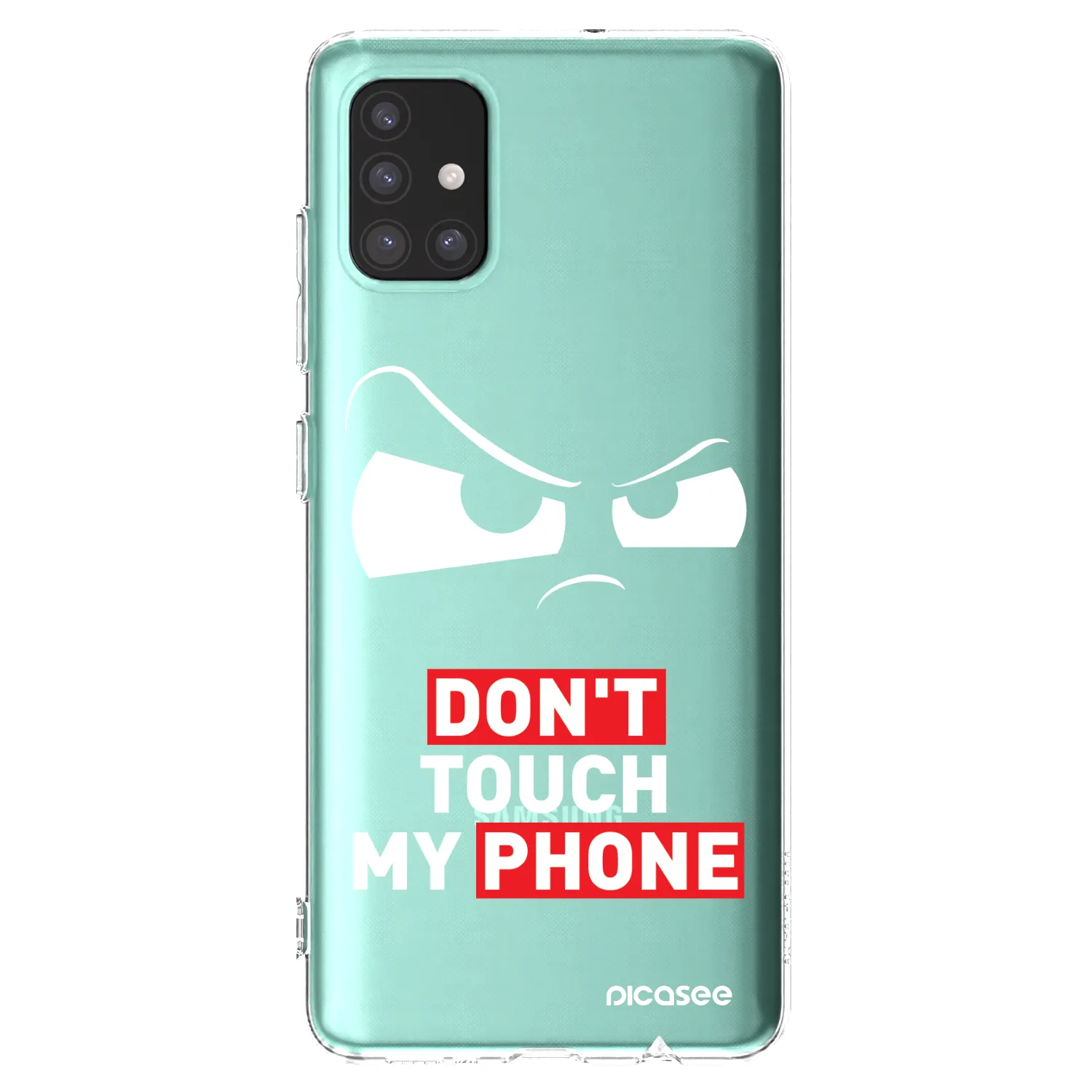 Picasee silikonowe przeźroczyste etui na Samsung Galaxy M51 M515F - Cloudy Eye - Transparent
