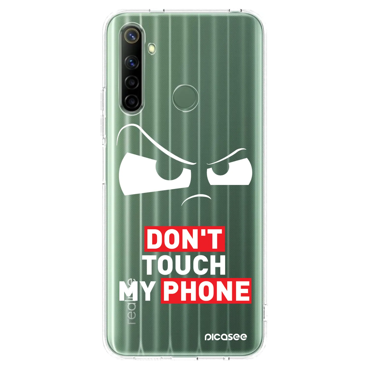 Picasee silikonowe przeźroczyste etui na Realme 6i - Cloudy Eye - Transparent