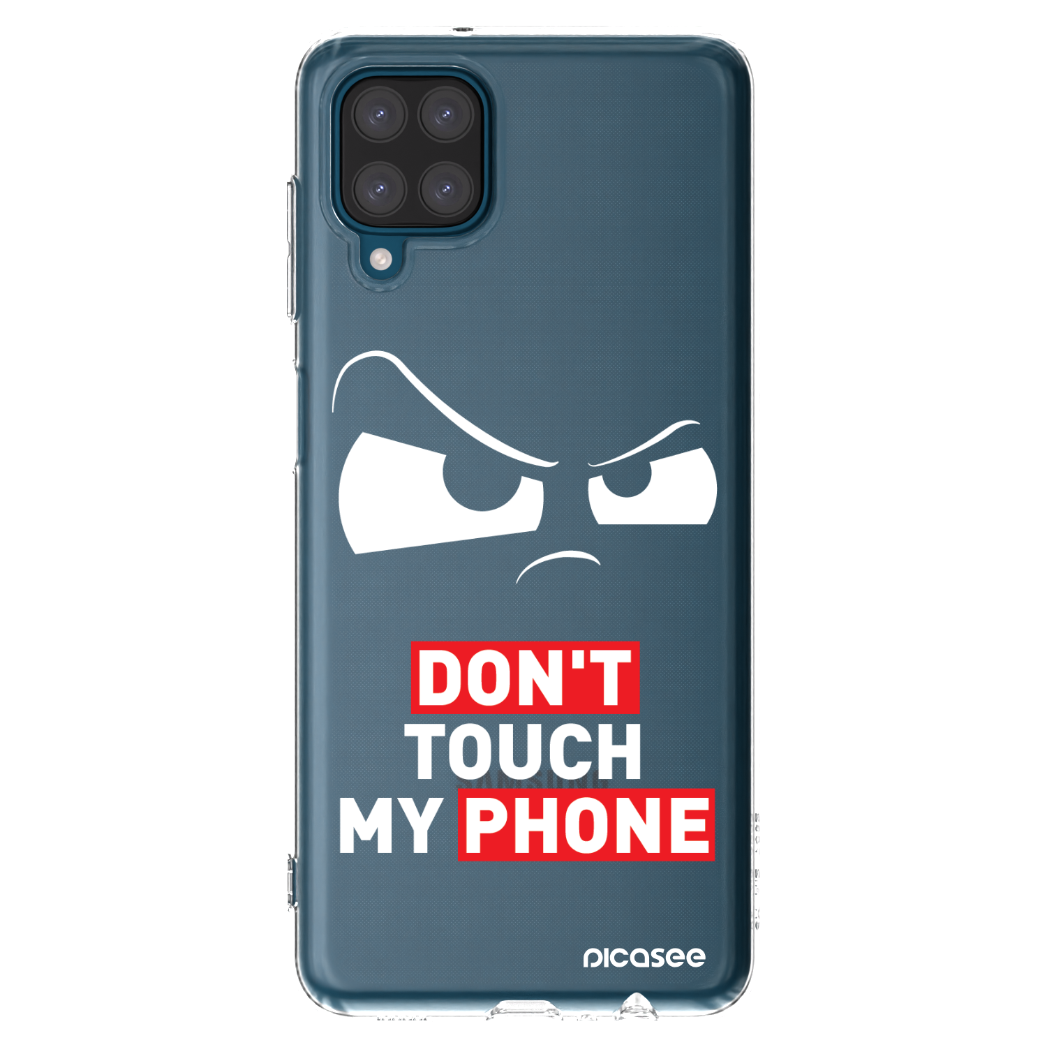 Picasee silikonowe przeźroczyste etui na Samsung Galaxy A12 A125F - Cloudy Eye - Transparent