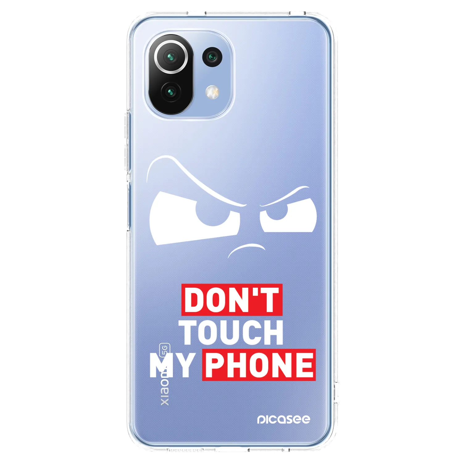 Picasee silikonowe przeźroczyste etui na Xiaomi Mi 11 Lite - Cloudy Eye - Transparent