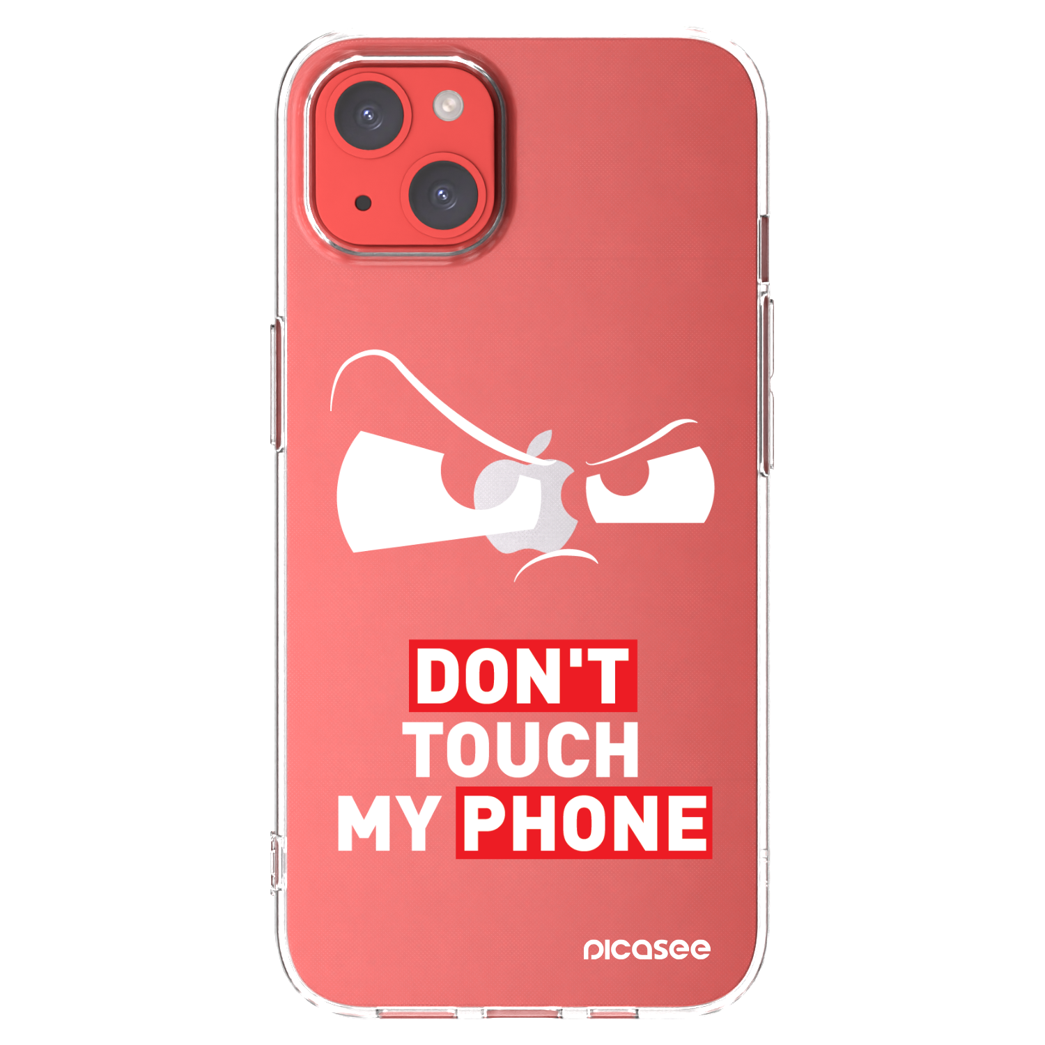 Picasee silikonowe przeźroczyste etui na Apple iPhone 13 - Cloudy Eye - Transparent