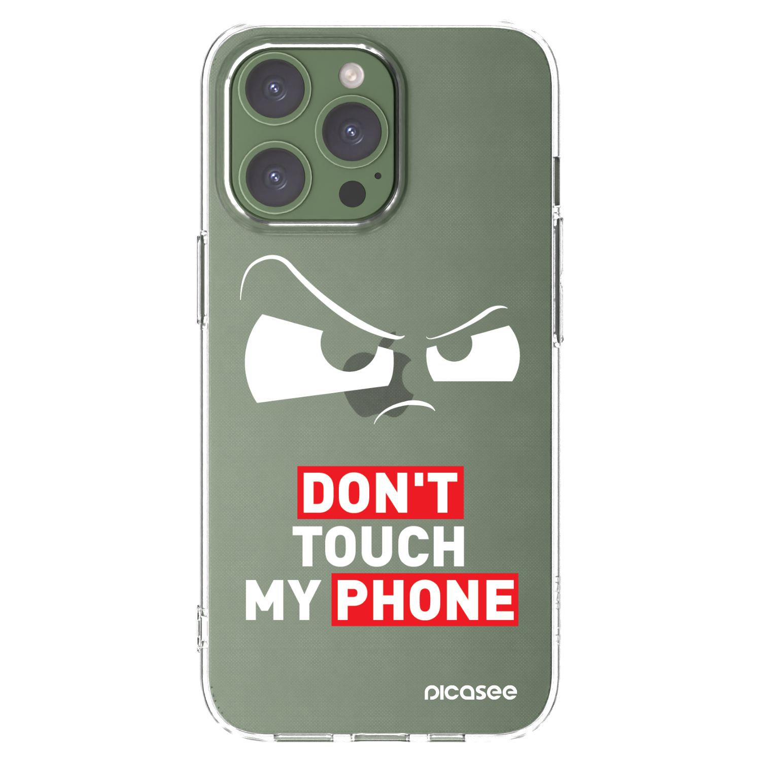 Picasee silikonowe przeźroczyste etui na Apple iPhone 13 Pro - Cloudy Eye - Transparent