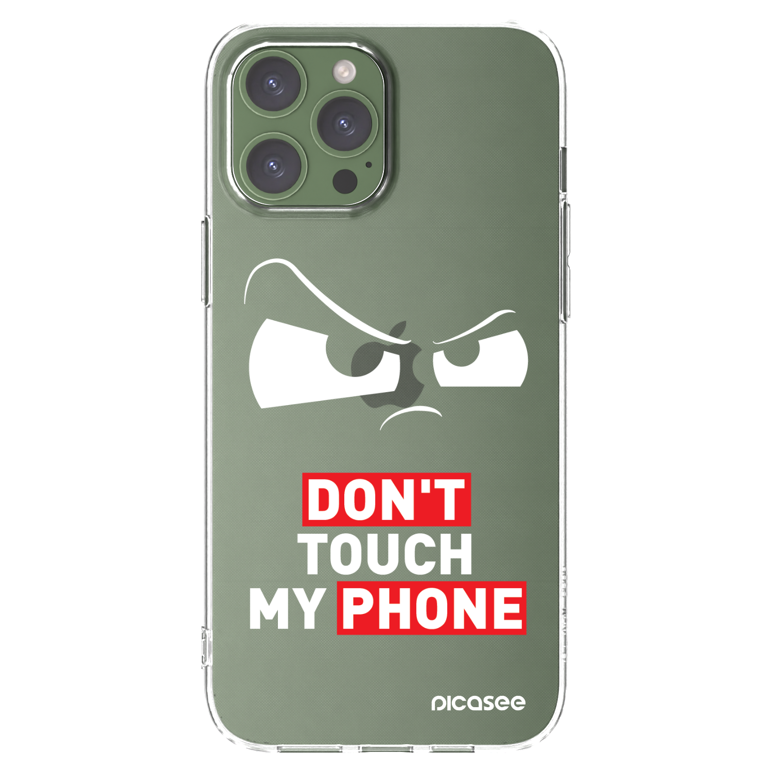 Picasee silikonowe przeźroczyste etui na Apple iPhone 13 Pro Max - Cloudy Eye - Transparent