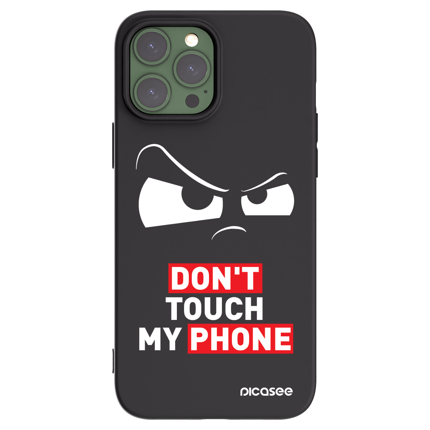 Picasee silikonowe czarne etui na Apple iPhone 13 Pro Max - Cloudy Eye - Transparent