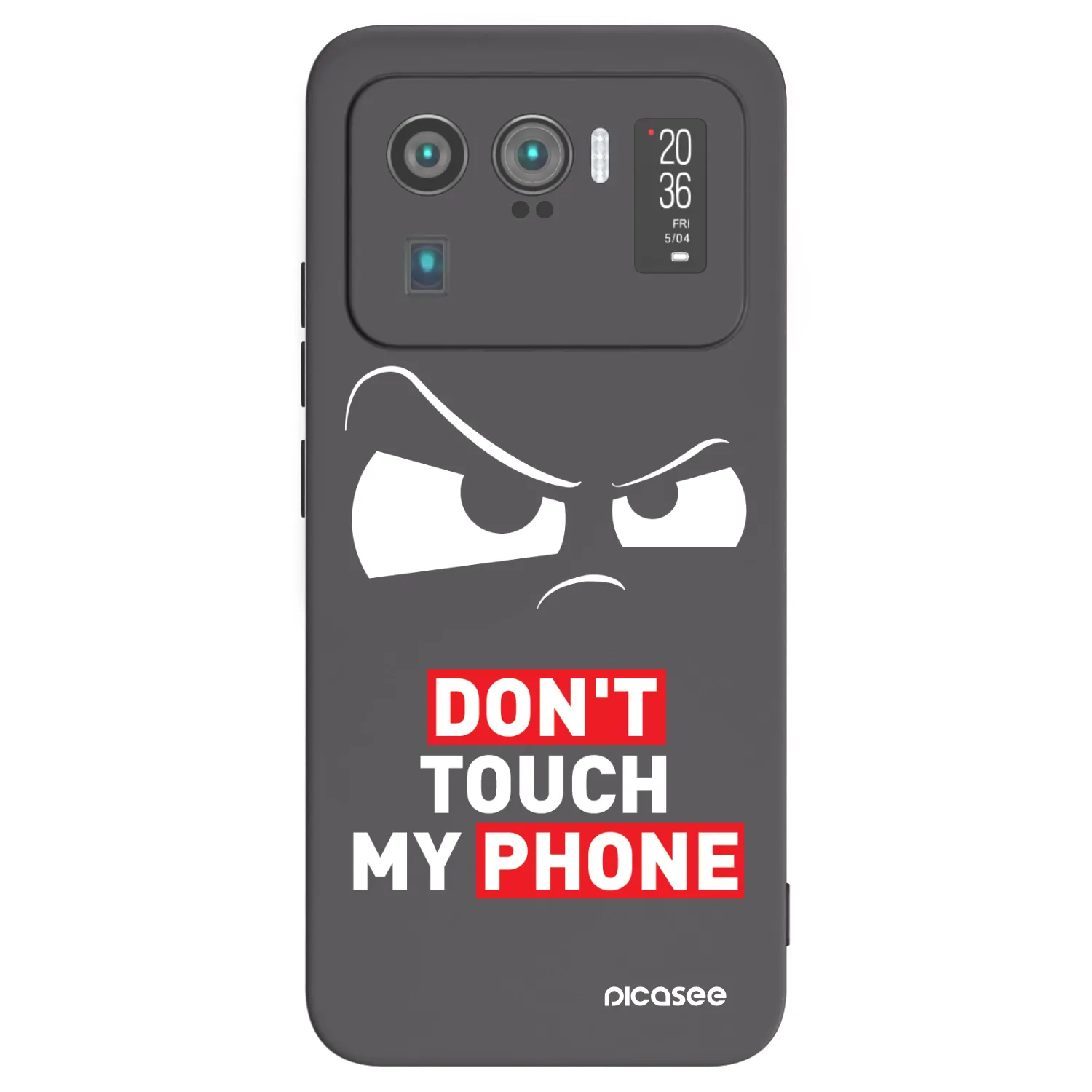 Picasee silikonowe czarne etui na Xiaomi Mi 11 Ultra - Cloudy Eye - Transparent