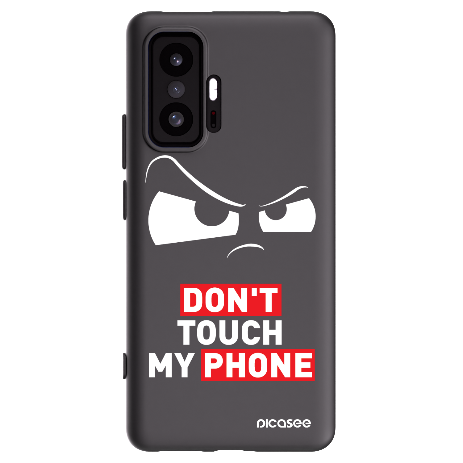 Picasee silikonowe czarne etui na Xiaomi 11T - Cloudy Eye - Transparent