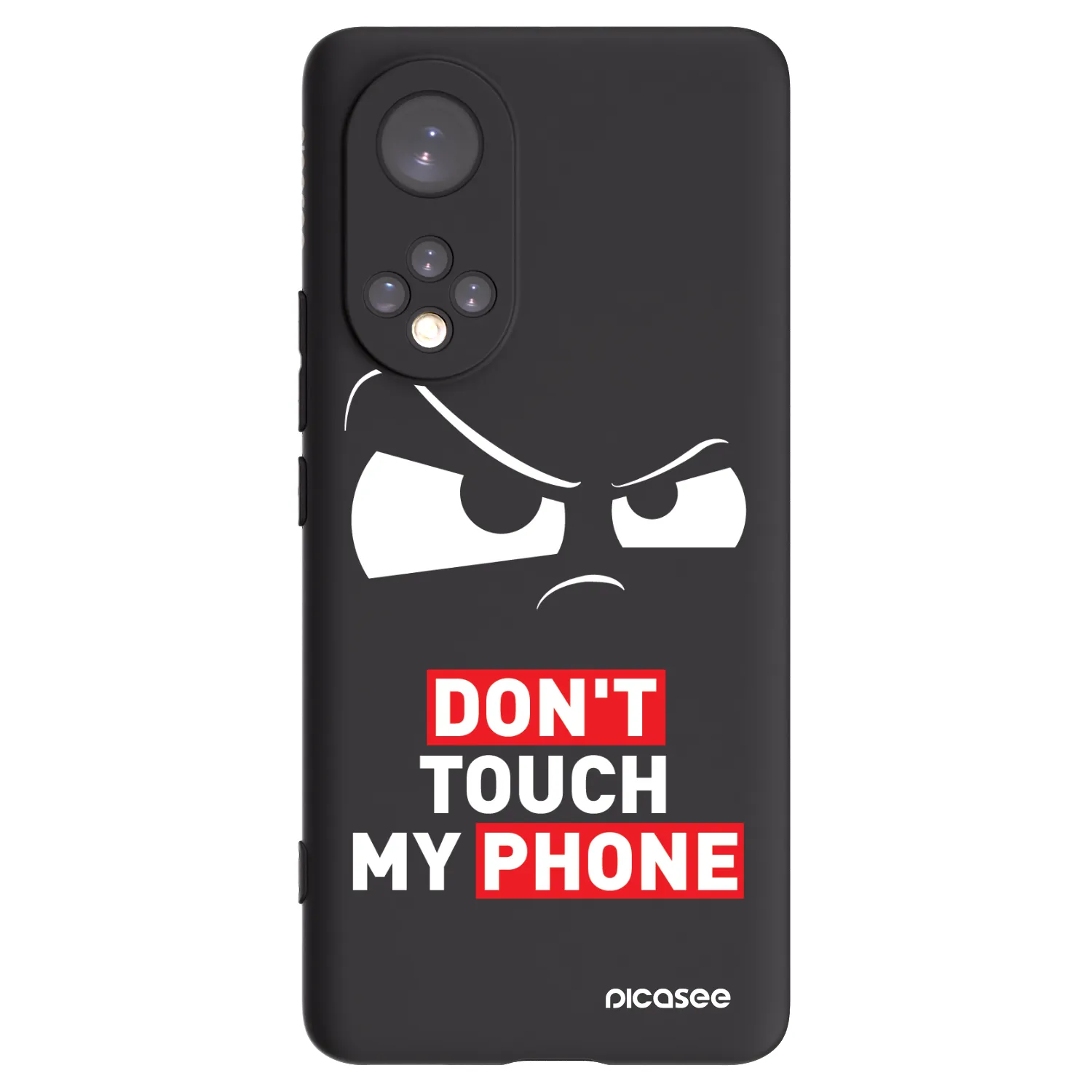 Picasee silikonowe czarne etui na Honor 50 5G - Cloudy Eye - Transparent