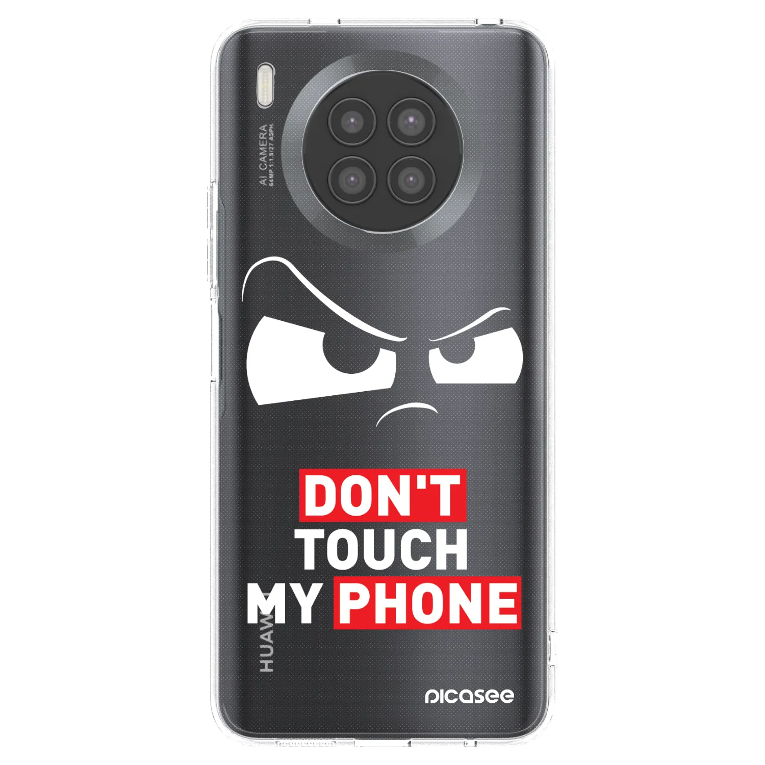 Picasee silikonowe przeźroczyste etui na Huawei Nova 8i - Cloudy Eye - Transparent
