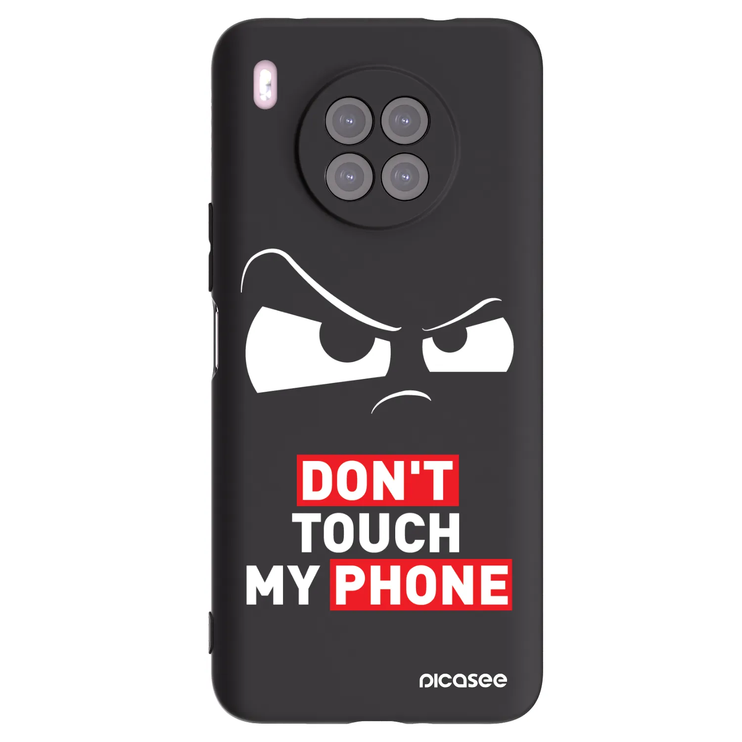 Picasee silikonowe czarne etui na Huawei Nova 8i - Cloudy Eye - Transparent