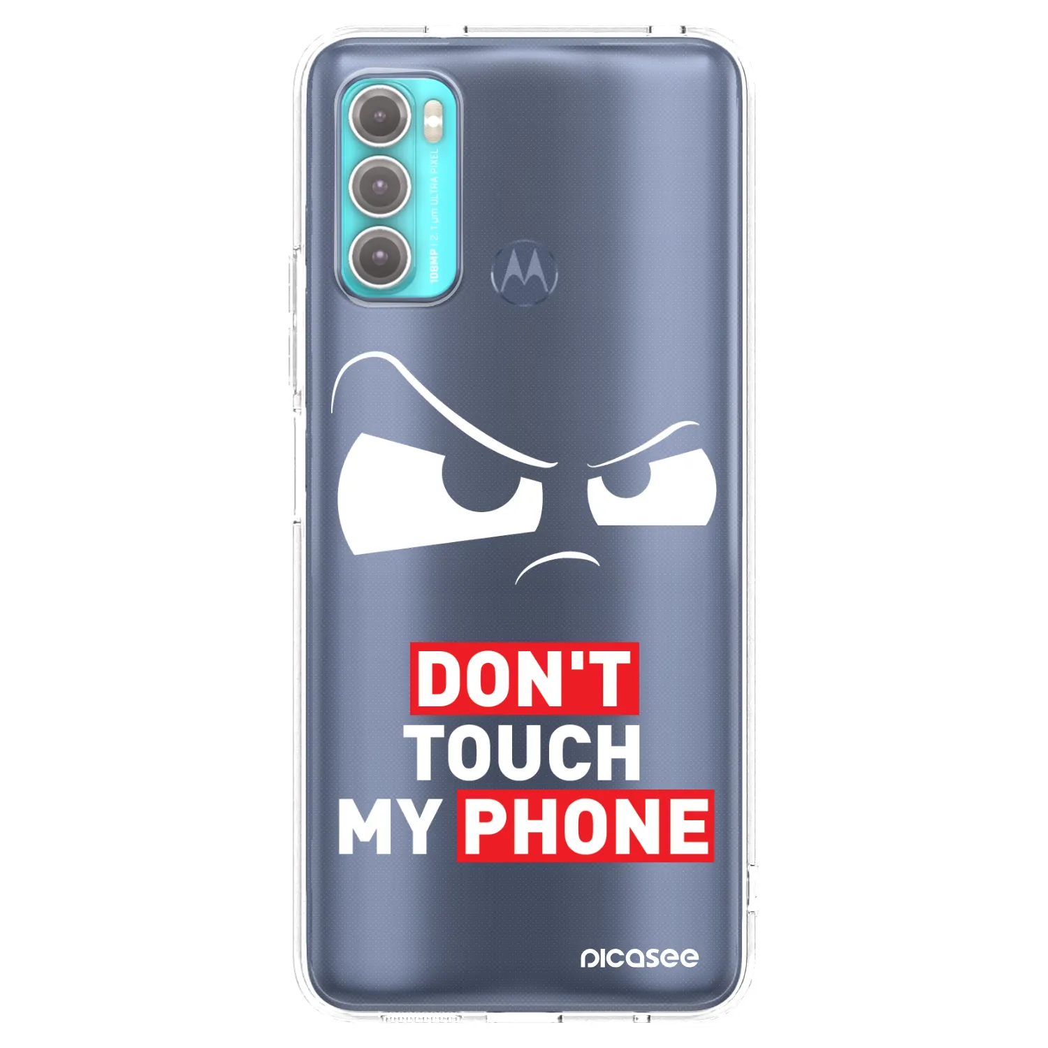 Picasee silikonowe przeźroczyste etui na Motorola Moto G60 - Cloudy Eye - Transparent