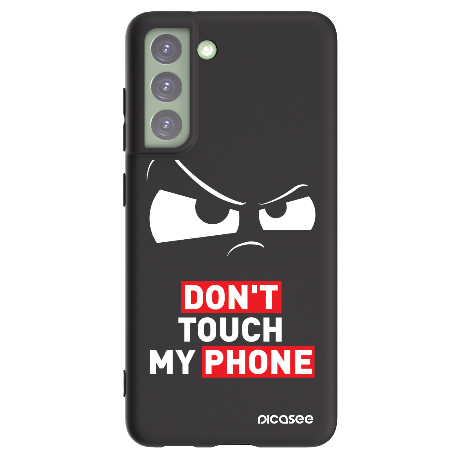 Picasee silikonowe czarne etui na Samsung Galaxy S21 FE 5G - Cloudy Eye - Transparent