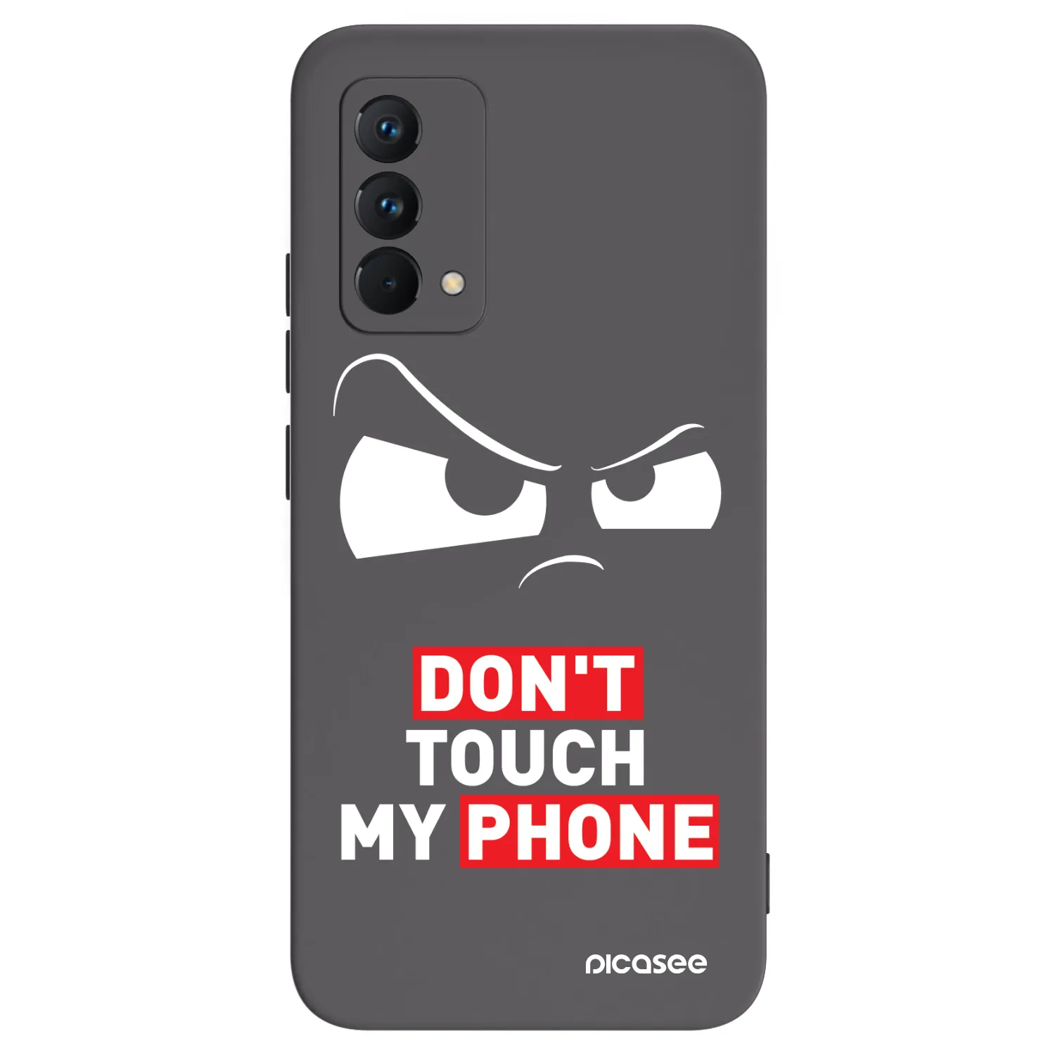 Picasee silikonowe czarne etui na Realme GT Master Edition 5G - Cloudy Eye - Transparent