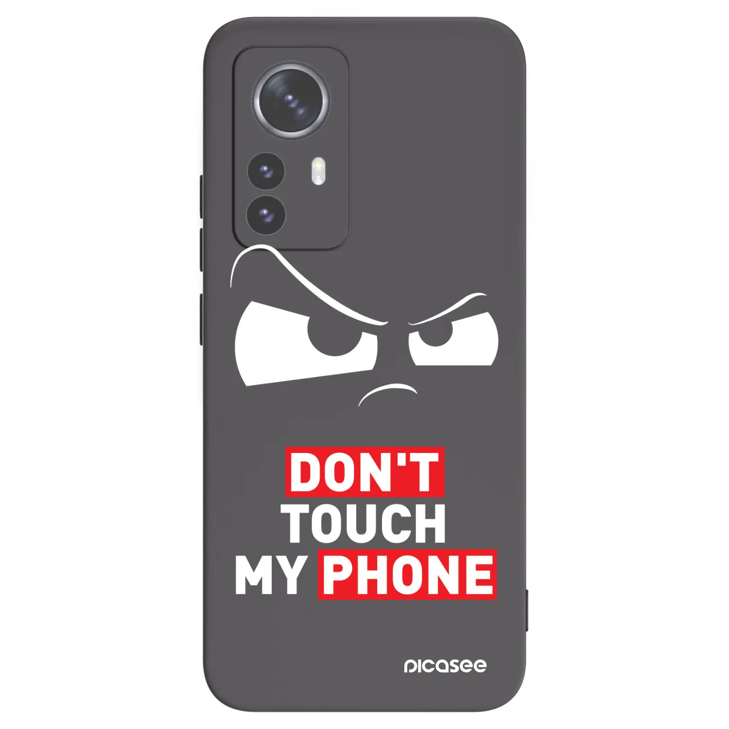 Picasee silikonowe czarne etui na Xiaomi 12 Pro - Cloudy Eye - Transparent