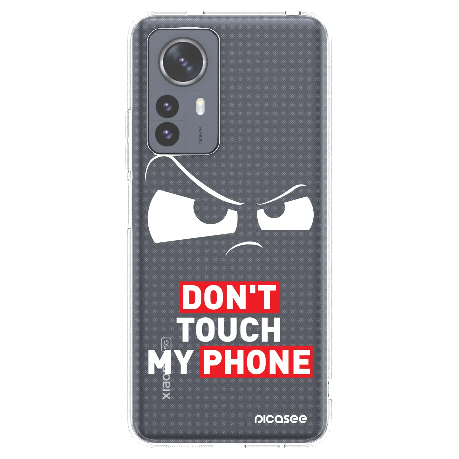 Picasee silikonowe przeźroczyste etui na Xiaomi 12 Pro - Cloudy Eye - Transparent