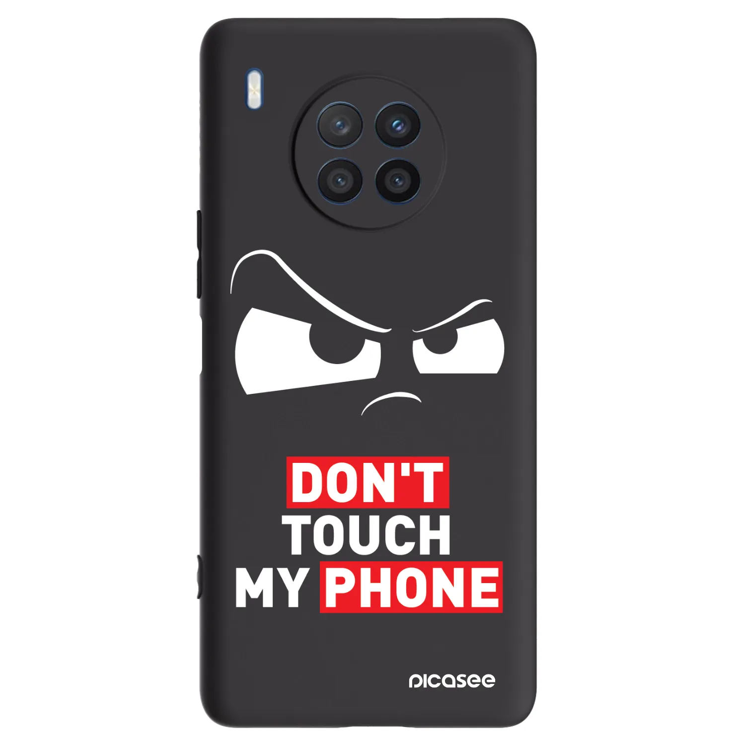 Picasee silikonowe czarne etui na Honor 50 Lite - Cloudy Eye - Transparent