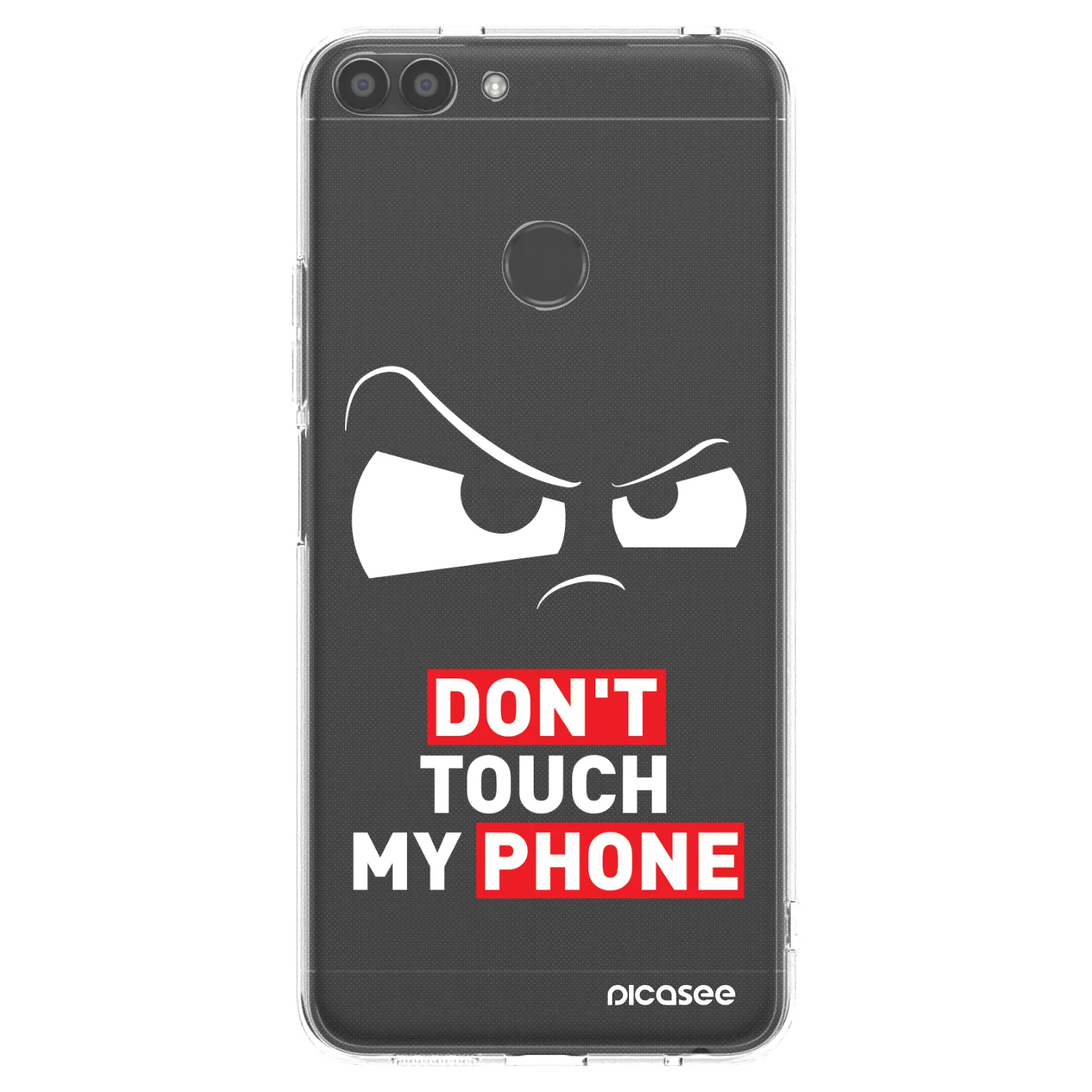 Picasee silikonowe przeźroczyste etui na Huawei P Smart - Cloudy Eye - Transparent