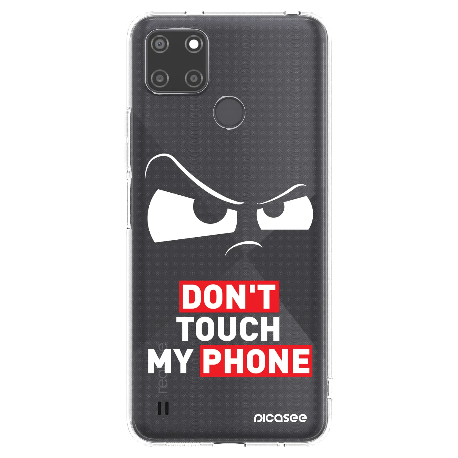 Picasee silikonowe przeźroczyste etui na Realme C21Y - Cloudy Eye - Transparent