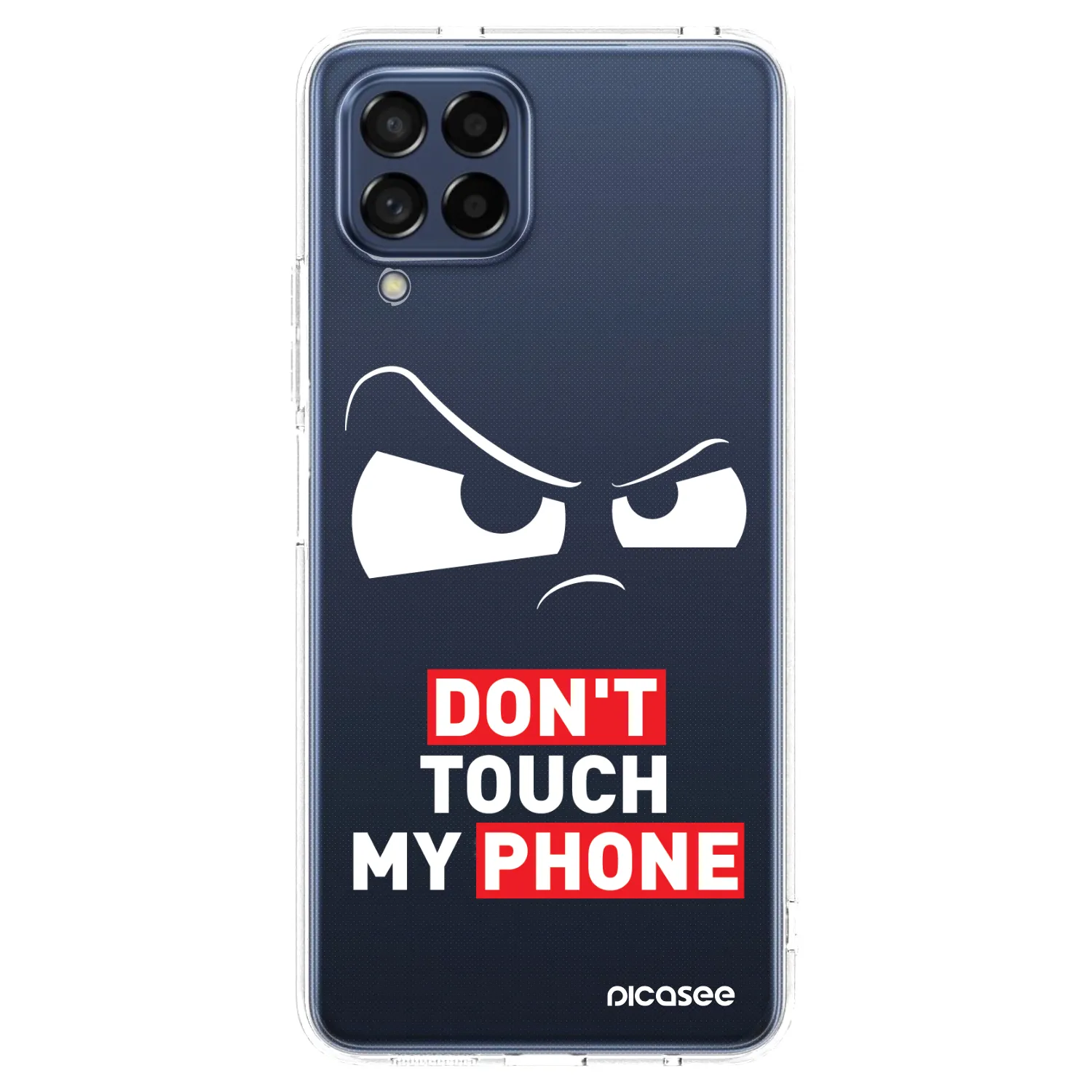 Picasee silikonowe przeźroczyste etui na Samsung Galaxy M53 5G - Cloudy Eye - Transparent