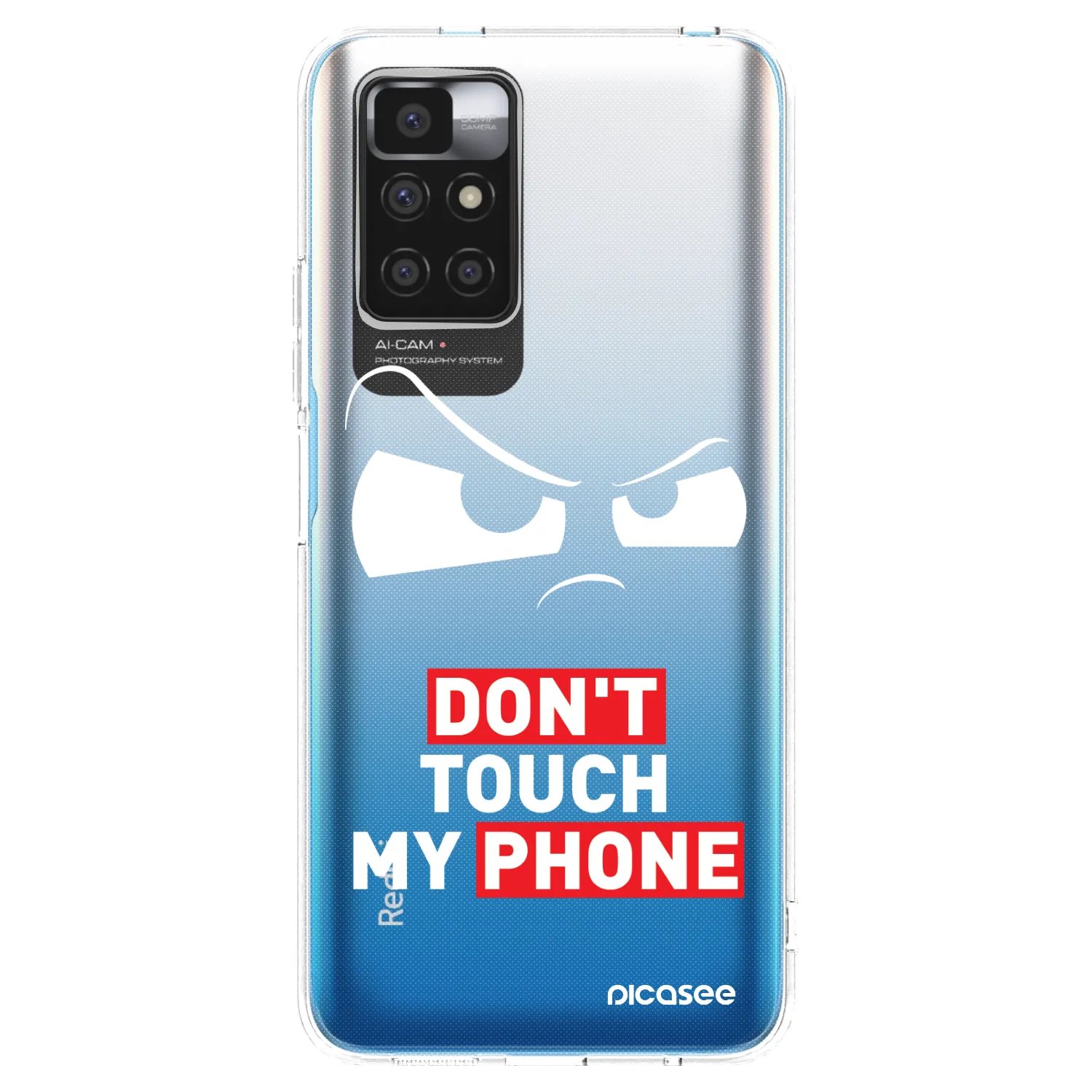 Picasee silikonowe przeźroczyste etui na Xiaomi Redmi 10 (2022) - Cloudy Eye - Transparent